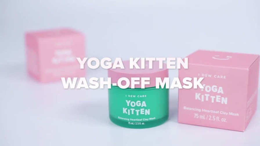 * I Dew Care New Yoga Kitten Balancing Heartleaf Clay Mask Wholesale