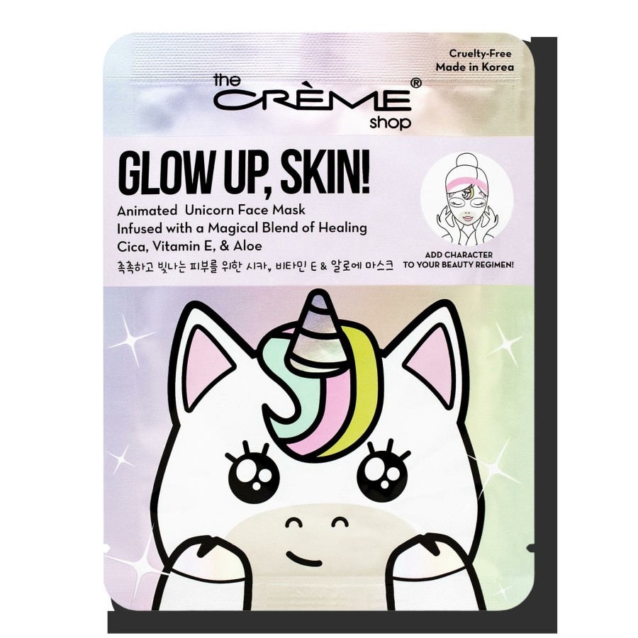 * The Creme Shop Attractive Glow Up, Skin! Animated Unicorn Face Mask Online