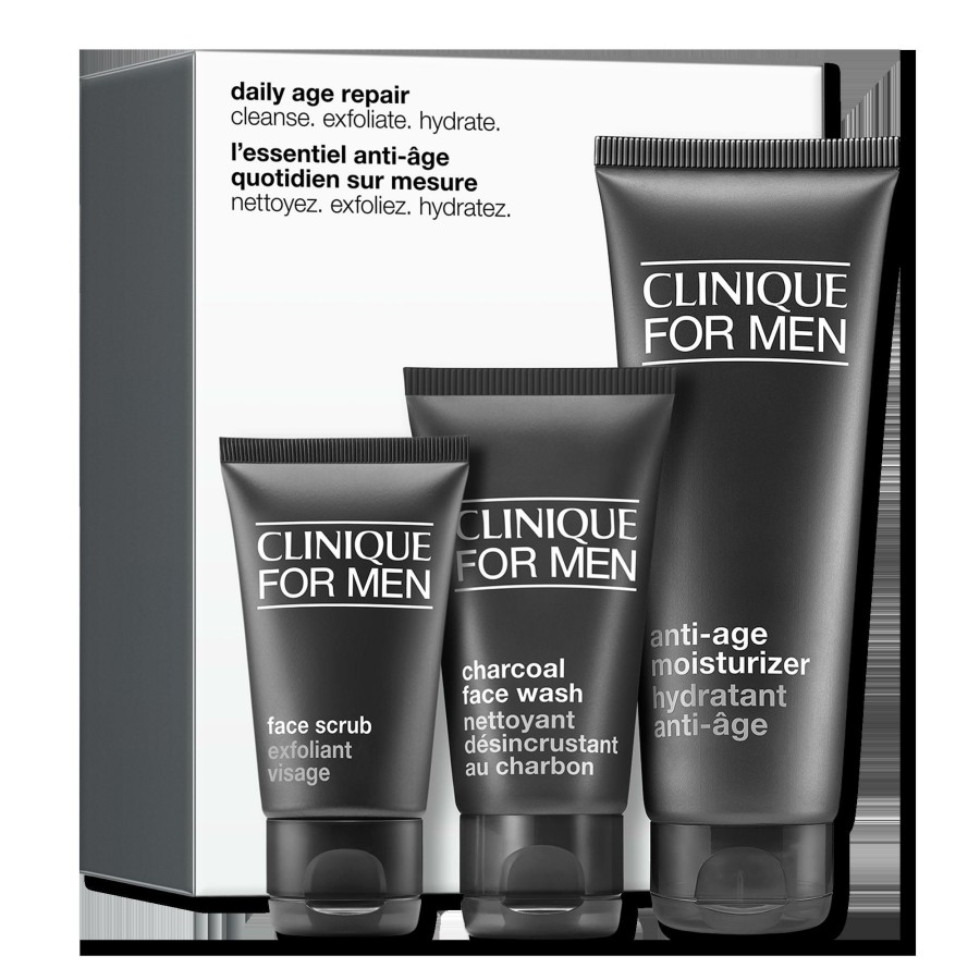 * Clinique Outlet Sale Daily Age Repair Skincare Set For Men Wholesale