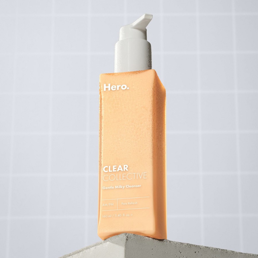 * Hero Cosmetics Hot Sale Gentle Milky Pore-Clarifying Cleanser For Sensitive Acne Prone Skin Clearance