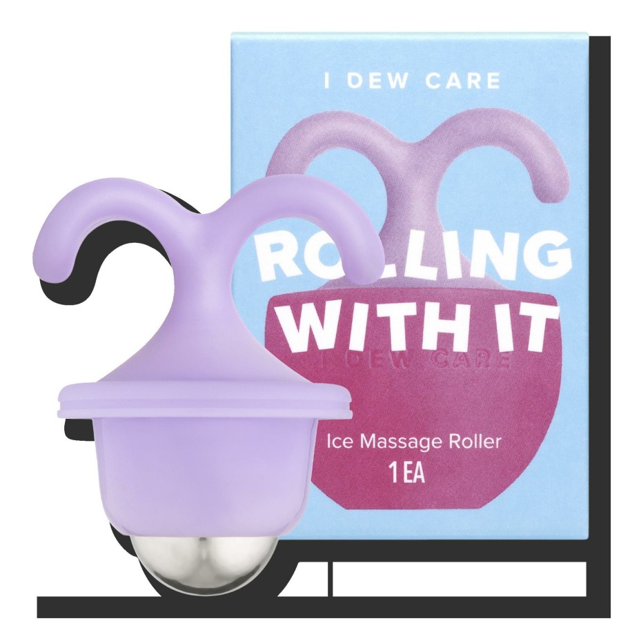 * I Dew Care Bargain Sale Rolling With It Facial Massage Tool New