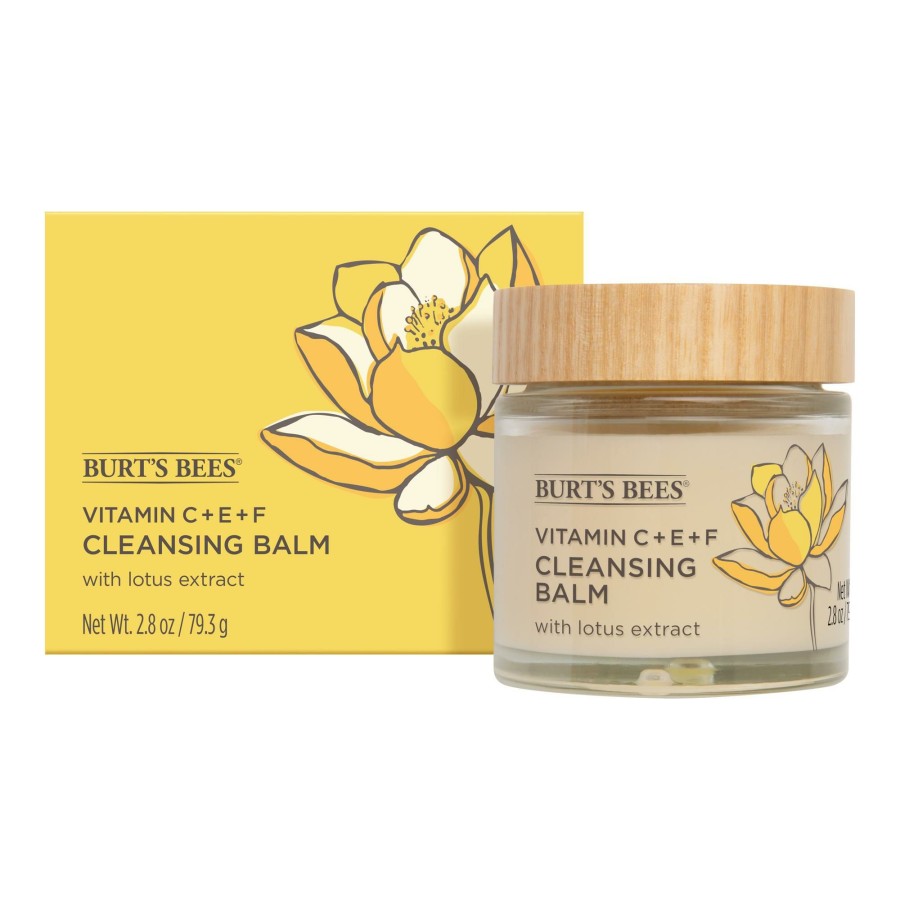 * Burt'S Bees Sale Online Vitamin C + E + F Cleansing Balm With Lotus Extract Wholesale