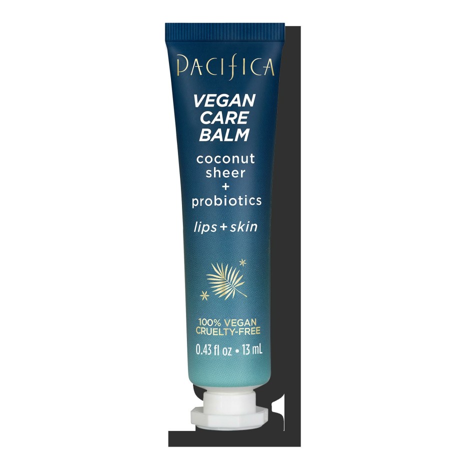 * Pacifica Free Delivery Coconut Sheer Vegan Care Balm With Probiotics New