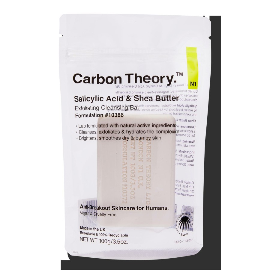 * Carbon Theory. Flash Sale Salicylic Acid & Shea Butter Exfoliating Cleansing Bar Hot