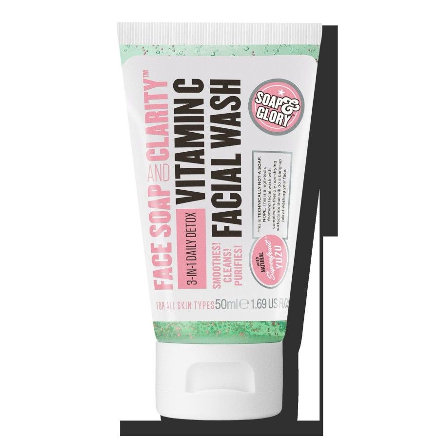 * Soap & Glory Best Price Travel Size Face Soap And Clarity Facial Wash New