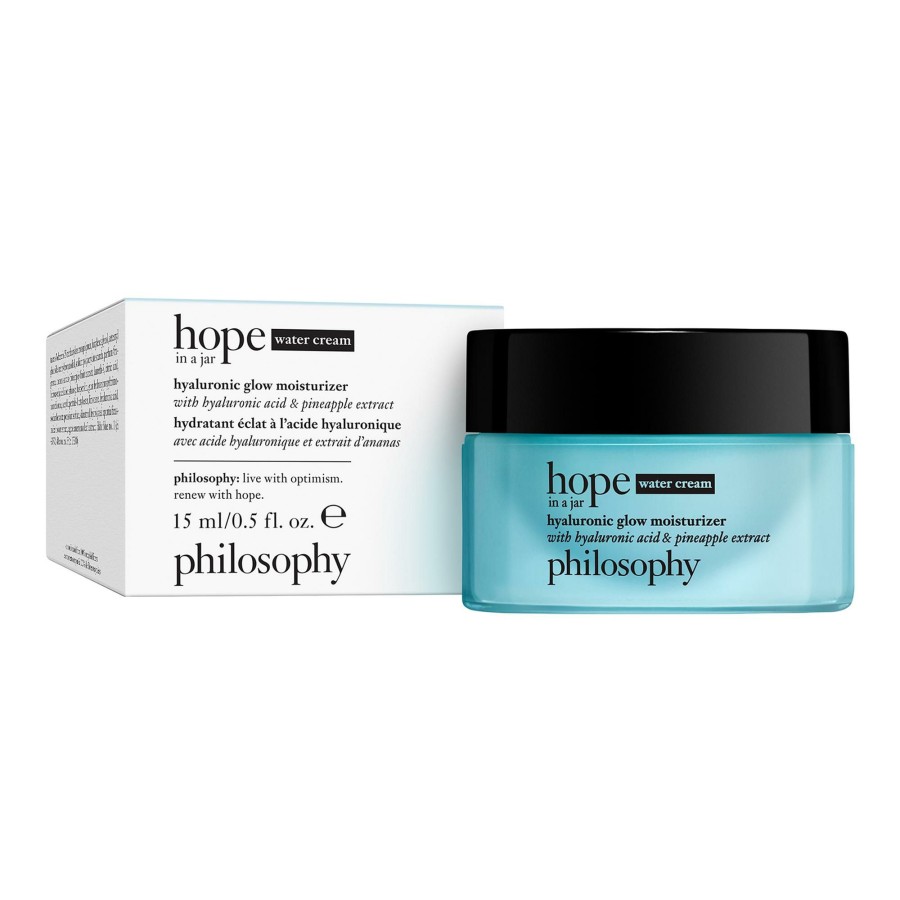 * Philosophy Exclusive Mini Hope In A Jar Water Cream Hyaluronic Glow Moisturizer Hot