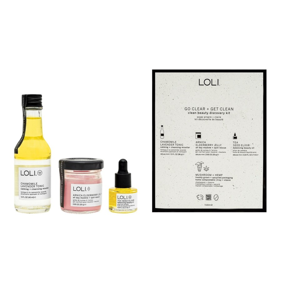 * Loli Beauty Flash Sale Go Clear + Get Clean Organic Clean Beauty Discovery Kit Clearance