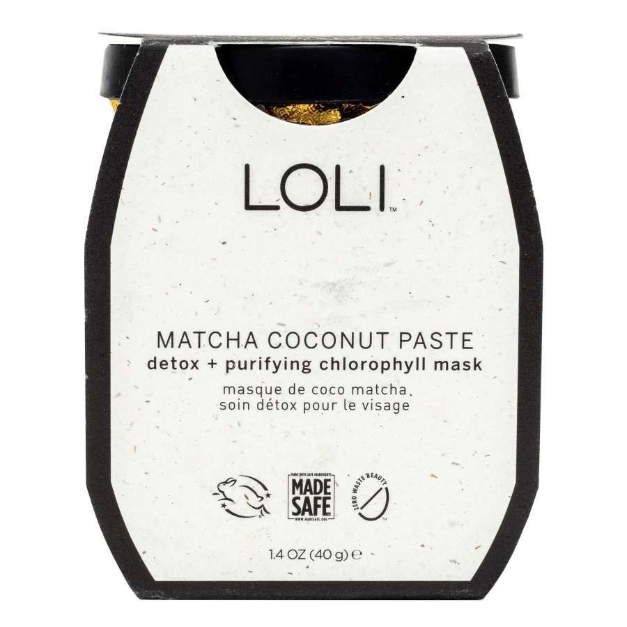 * Loli Beauty Exclusive Matcha Coconut Paste Organic Detox + Purifying Chlorophyll Mask Hot