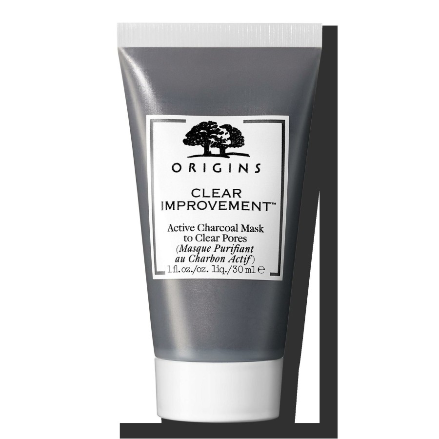 * Origins Excellent Mini Clear Improvement Active Charcoal Mask To Clear Pores New