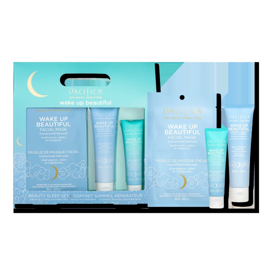 * Pacifica Exclusive Wake Up Beautiful Sleep Set For Aging Skin Clearance