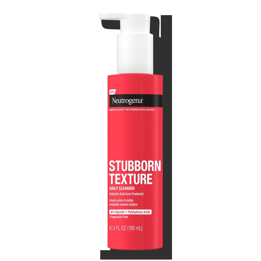 * Neutrogena Outlet Sale Stubborn Texture Daily Cleanser New