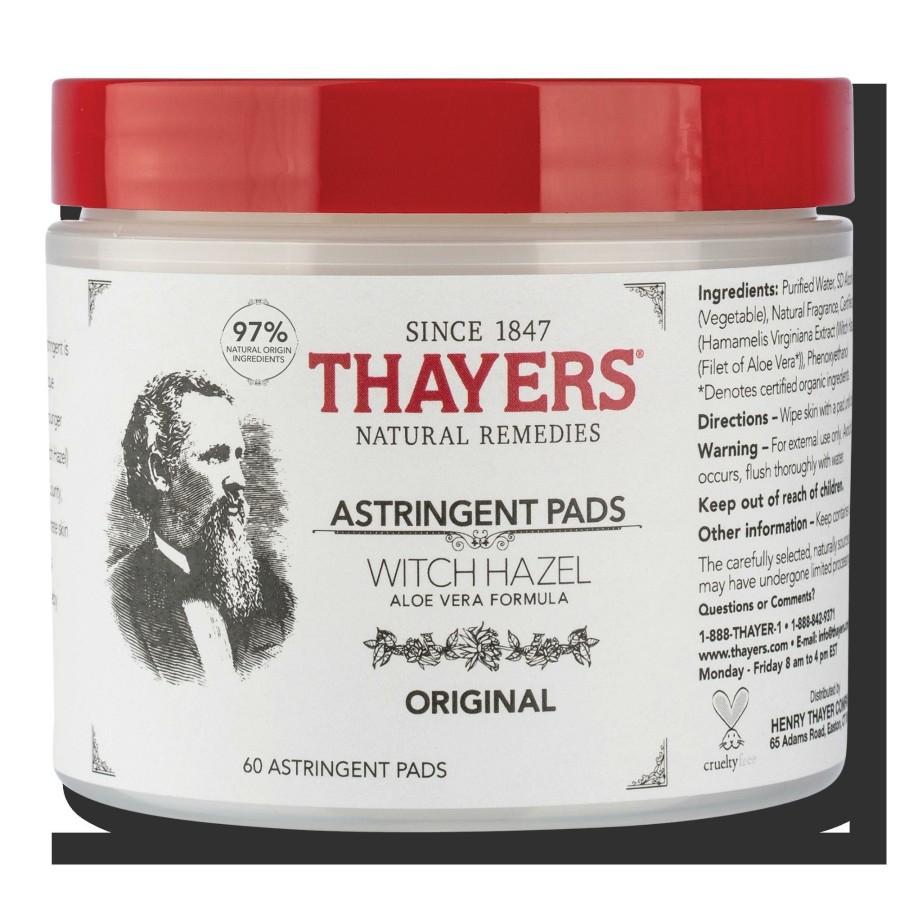 * Thayers Attractive Original Witch Hazel Astringent Pads Best