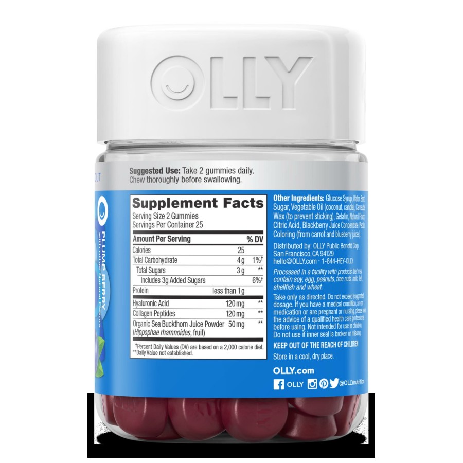 * Olly Excellent Glowing Skin Collagen Gummy Supplement Clearance