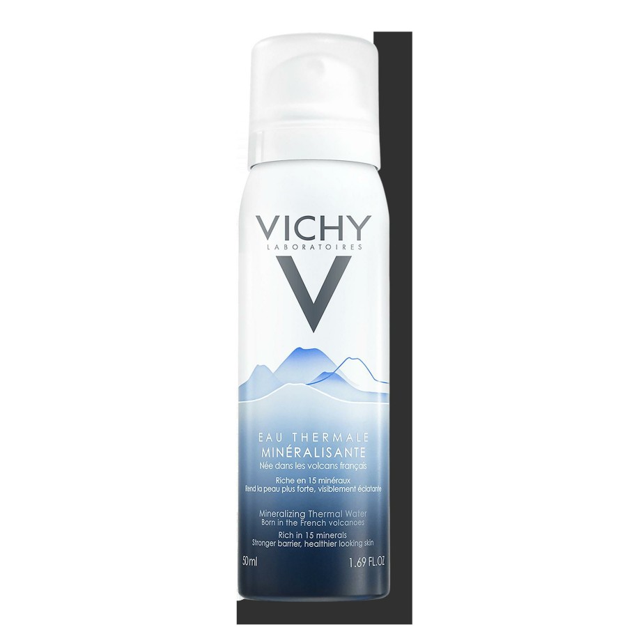 * Vichy 100% Guarantee Travel Size Mineralizing Thermale Water Spray Rich In 15 Minerals Best