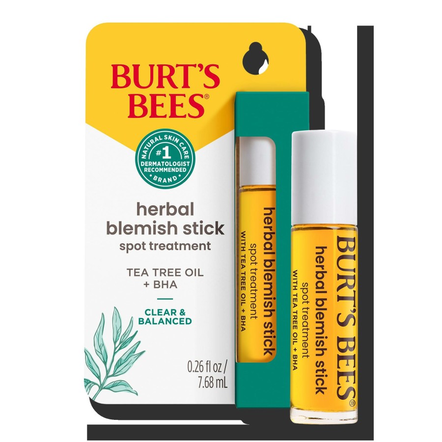 * Burt'S Bees Excellent Clear And Balanced Herbal Blemish Stick Spot Treatment Hot