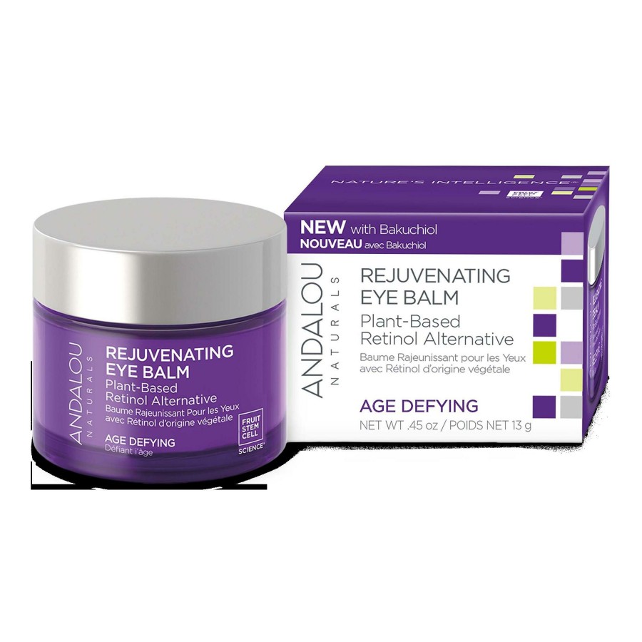 * Andalou Naturals Original Age Defying Rejuvenating Plant Based Retinol Alternative Eye Balm New