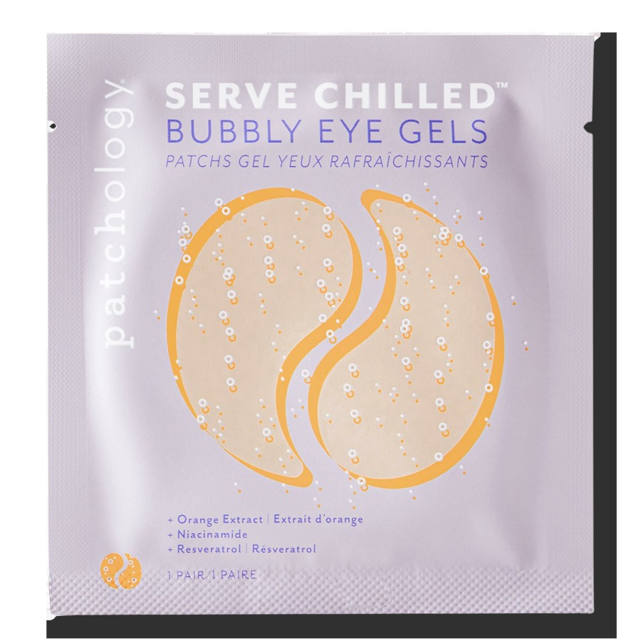 * Patchology Bargain Sale Mini Serve Chilled Bubbly Brightening Eye Gels New