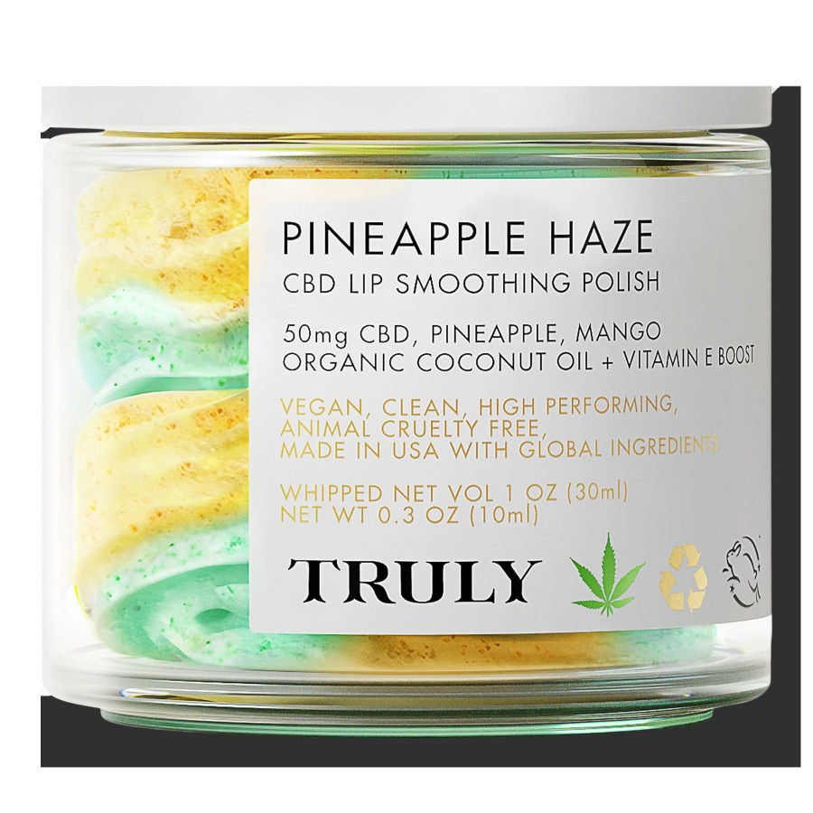 * Truly Large Choice Pineapple Haze Cbd Lip Smoothing Polish Wholesale