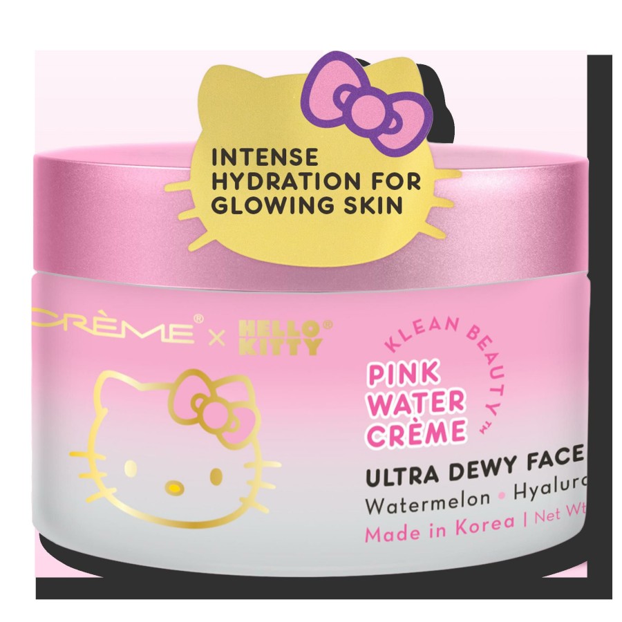 * The Creme Shop Exclusive Hello Kitty Klean Beauty Pink Water Creme Hot