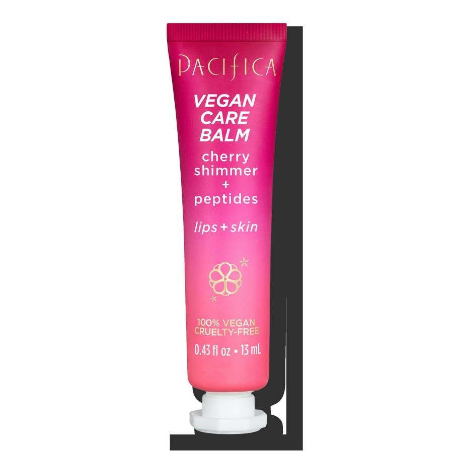 * Pacifica Outlet Sale Cherry Shimmer Vegan Care Balm With Peptides Clearance