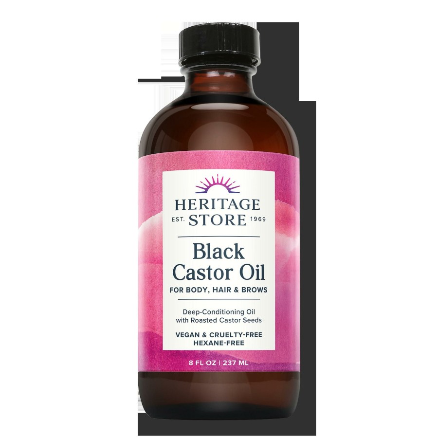 * Heritage Store Hot Sale Black Castor Oil New